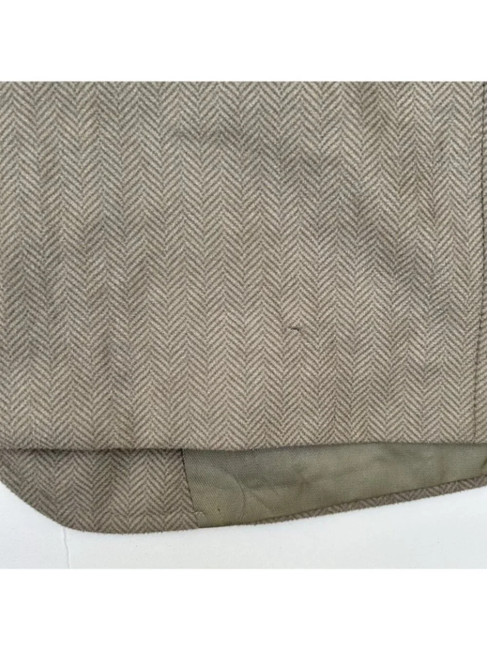 Circle S Ranch Western Herringbone Gray Yoke Sportcoat Blazer Mens Size 42R USA